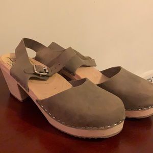 Lotta from Stockholm Swedish Clogs Mary Janes! 10